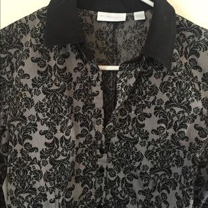 New York & Company Long Sleeve Shirt Sz Small